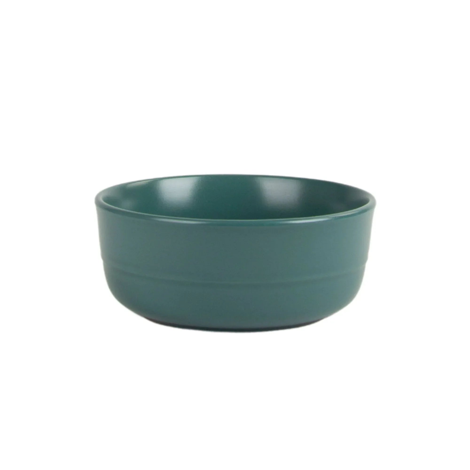 10 Strawberry Street Double Line 16 Piece Stoneware Dinnerware Set, Emerald Green