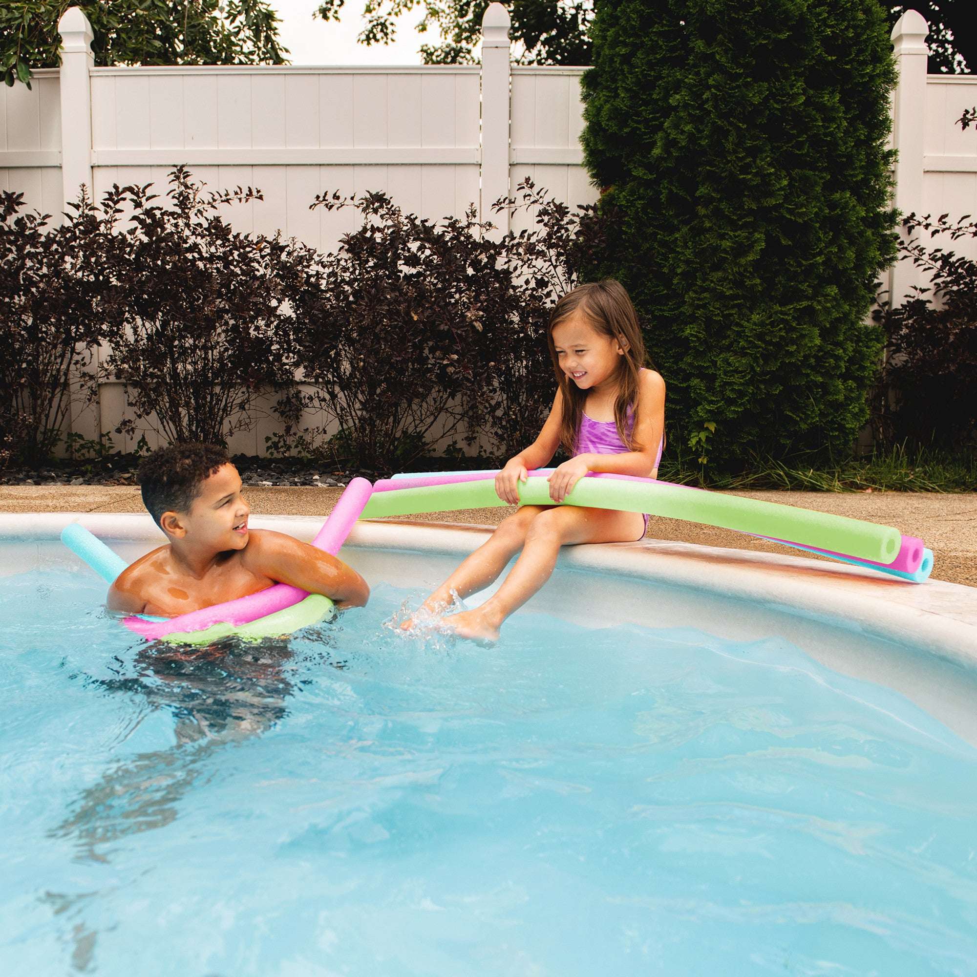 (8 pack) Big Joe Swim Pool Noodle (Single Unit), Teal, 50 inches long