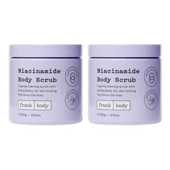 frank body Niacinamide Body Scrub, 8.82 fl oz, 2-pack