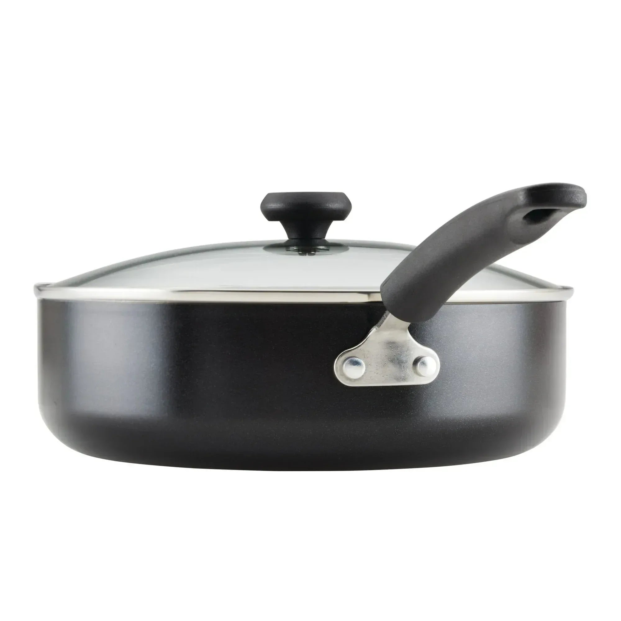 Farberware Easy Clean 20 Pcs Nonstick Cookware Set and Glass Lids with Cooking Tools and Food Storage Containers, Dishwasher Safe