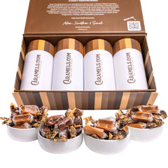 G.O.A.T. FOODS Caramels.com Assortment, 4-pack, 48 oz. Total - USA MEGA SHOP
