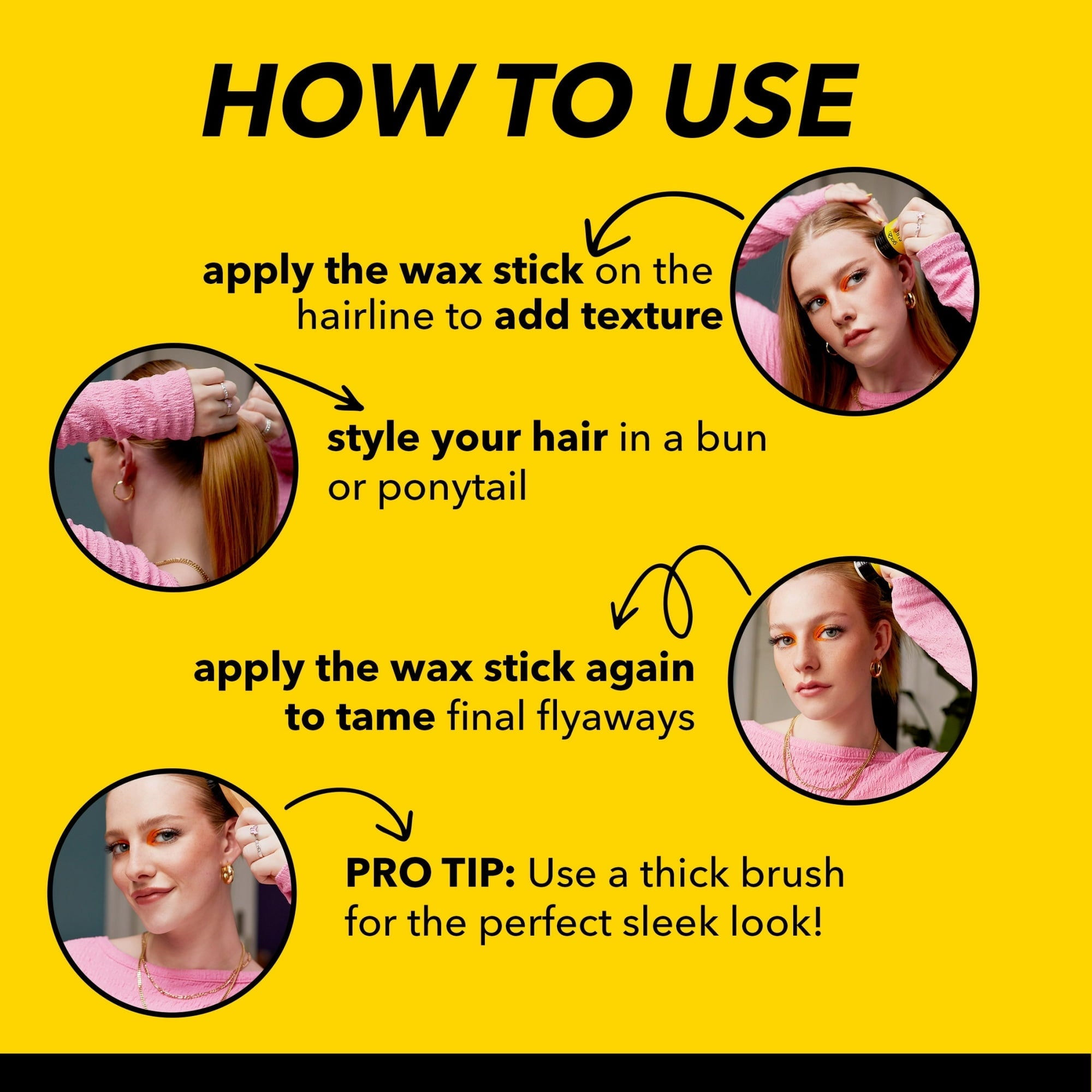 got2b glued on-the-go wax stick, 1.8oz (PACK OF 3 )