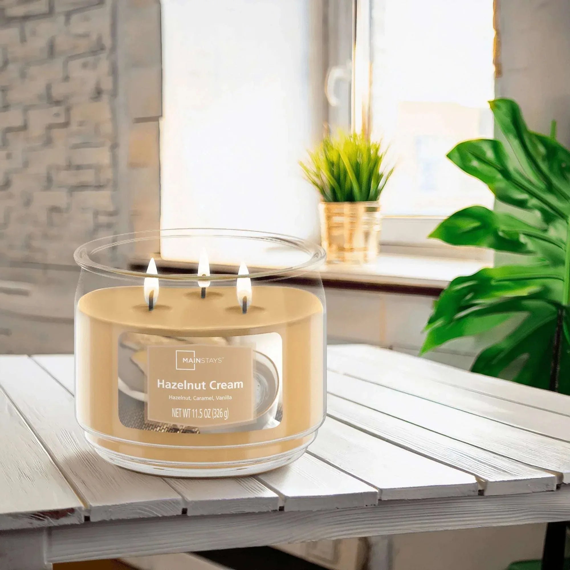 Mainstays 3-Wick Scented Glass Jar Candle, 11.5oz.