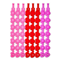 Heart Popper Bracelet Party Favors, Red and Pink, 8 Count, Valentine's Day by Way To Celebrate