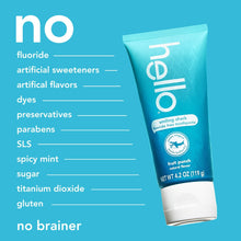 Fluoride-free kids toothpaste tube back panel, fruit punch flavor, 4.2 oz