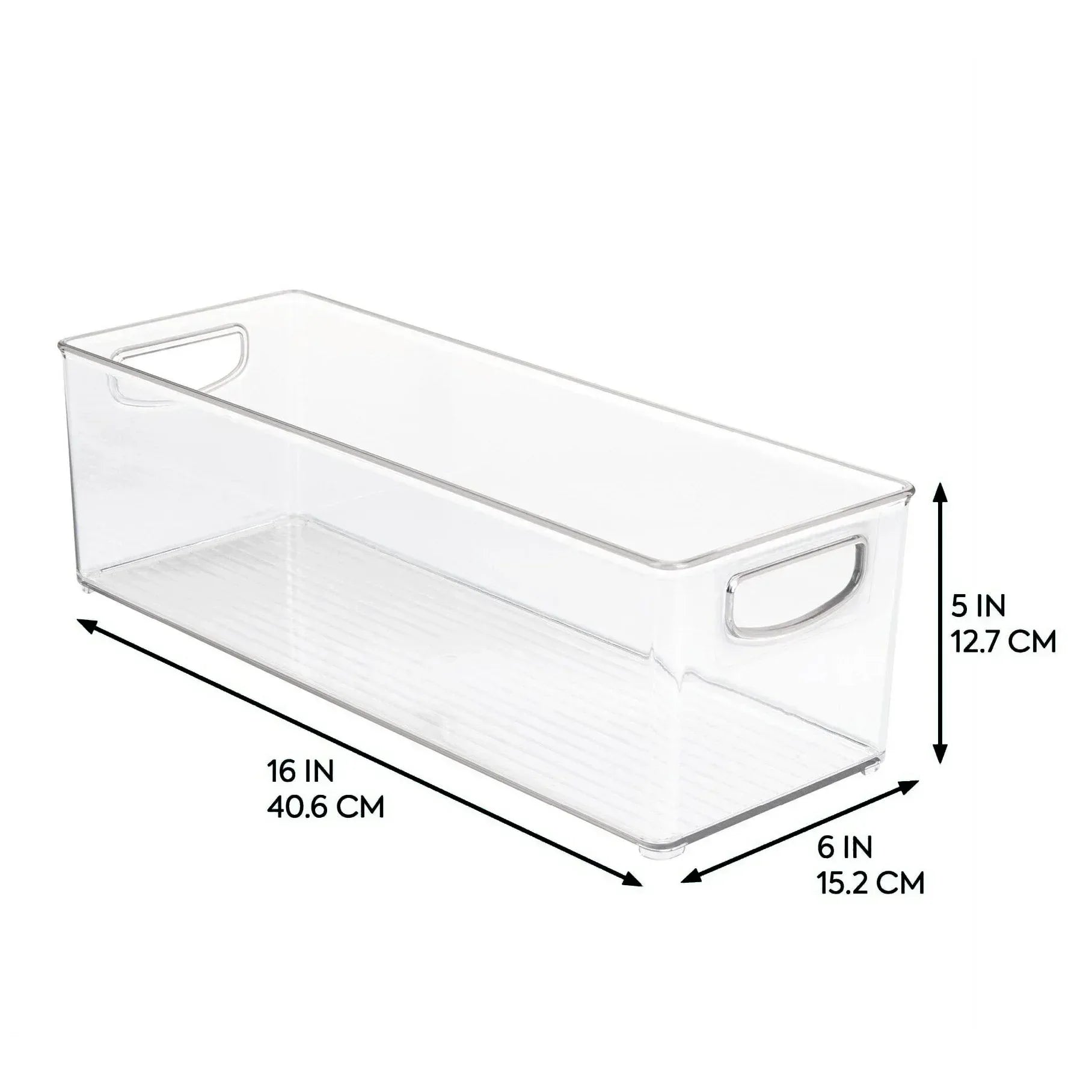 iDESIGN Linus Deep Storage Bins, 6-piece Set