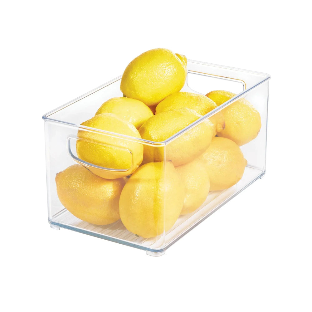 iDESIGN Linus Plastic Fridge/Pantry Kitchen Organizer Bins, Set of 4 - USA MEGA SHOP