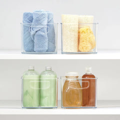 iDESIGN Linus Plastic Fridge/Pantry Kitchen Organizer Bins, Set of 4 - USA MEGA SHOP