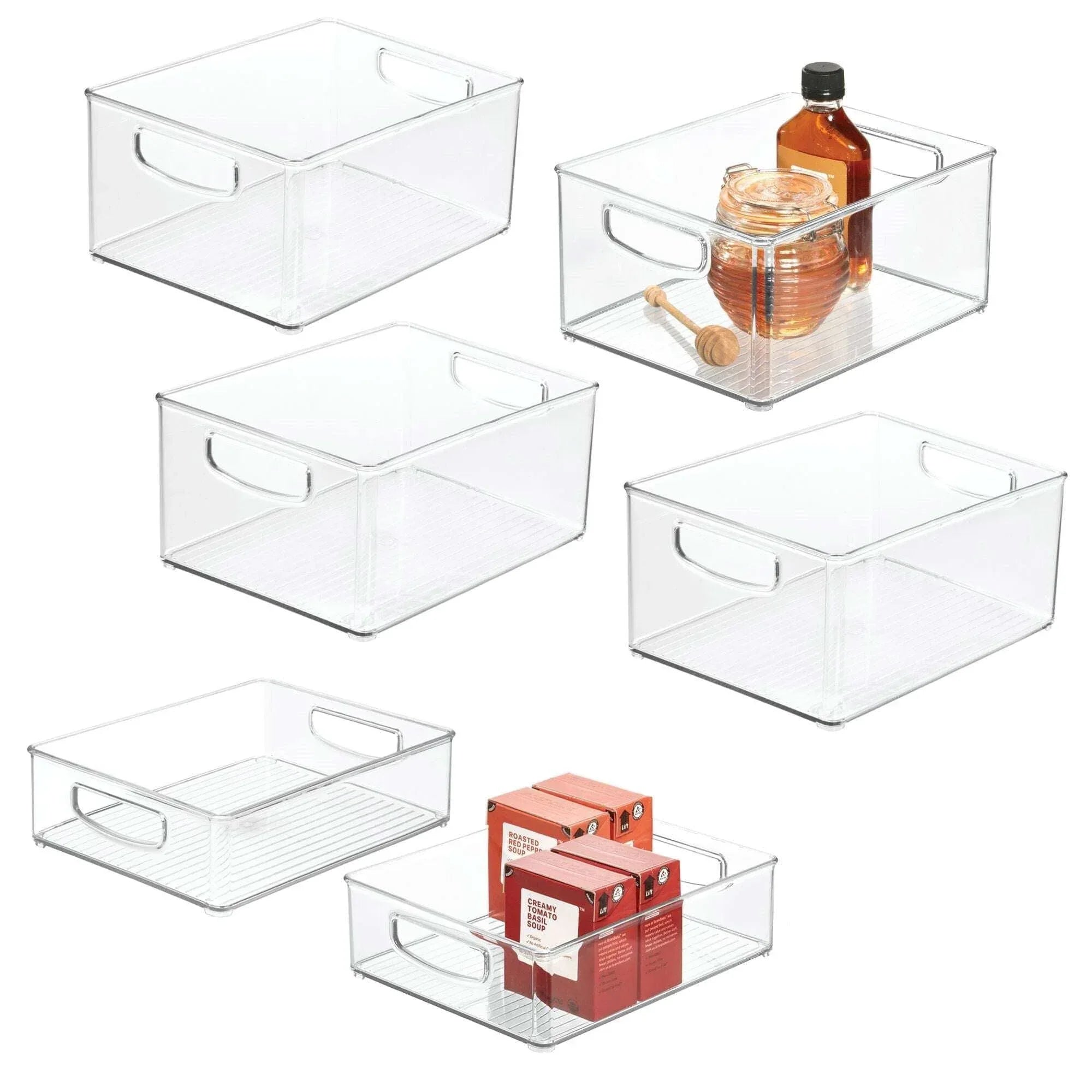 iDESIGN Pantry Bins, 6-piece Set - USA MEGA SHOP