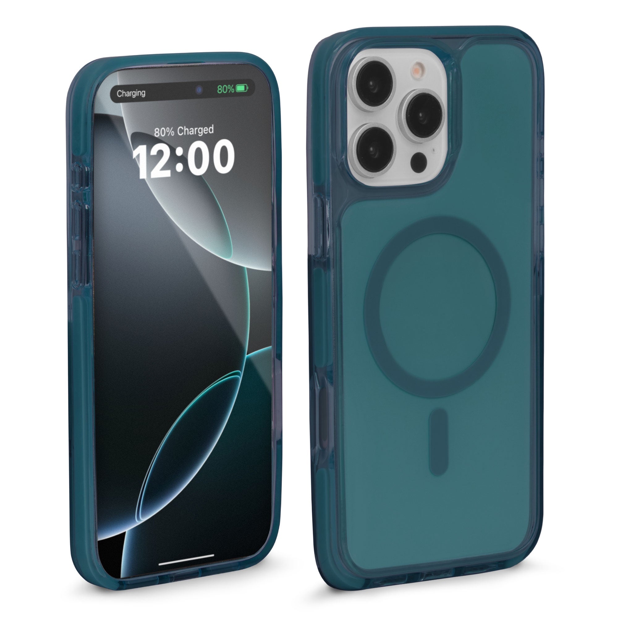 iHome Magnetic Velo Phone Case for iPhone 17/16 Pro, Black