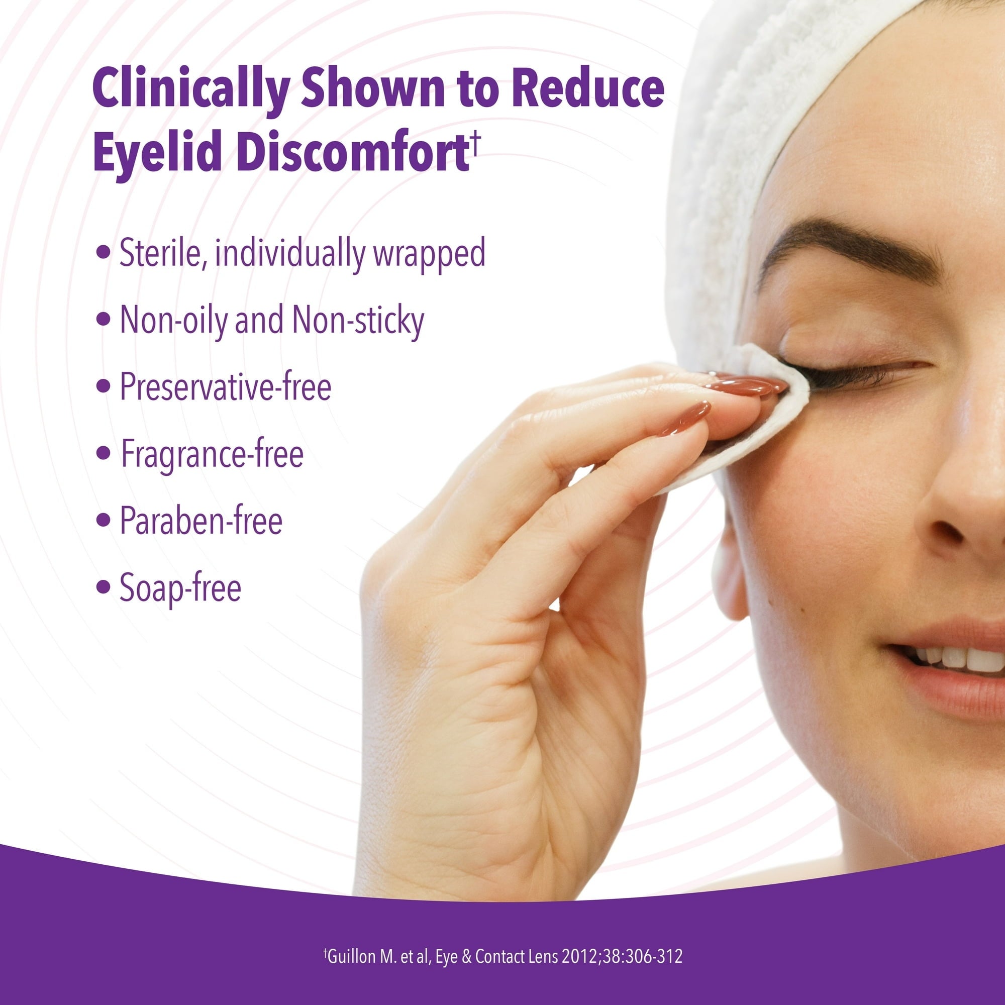 iVIZIA Eyelid Cleansing Wipes 20 Count