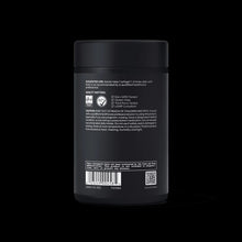Turmeric curcumin supplement bottle, back panel with directions and ingredients