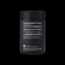 Vegan omega-3 supplement bottle supplement facts panel with nutrition information