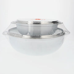 IMUSA 2.5/7.0qt Cast Aluminum Caldero 2pc Set with Glass lid - 22/30cm