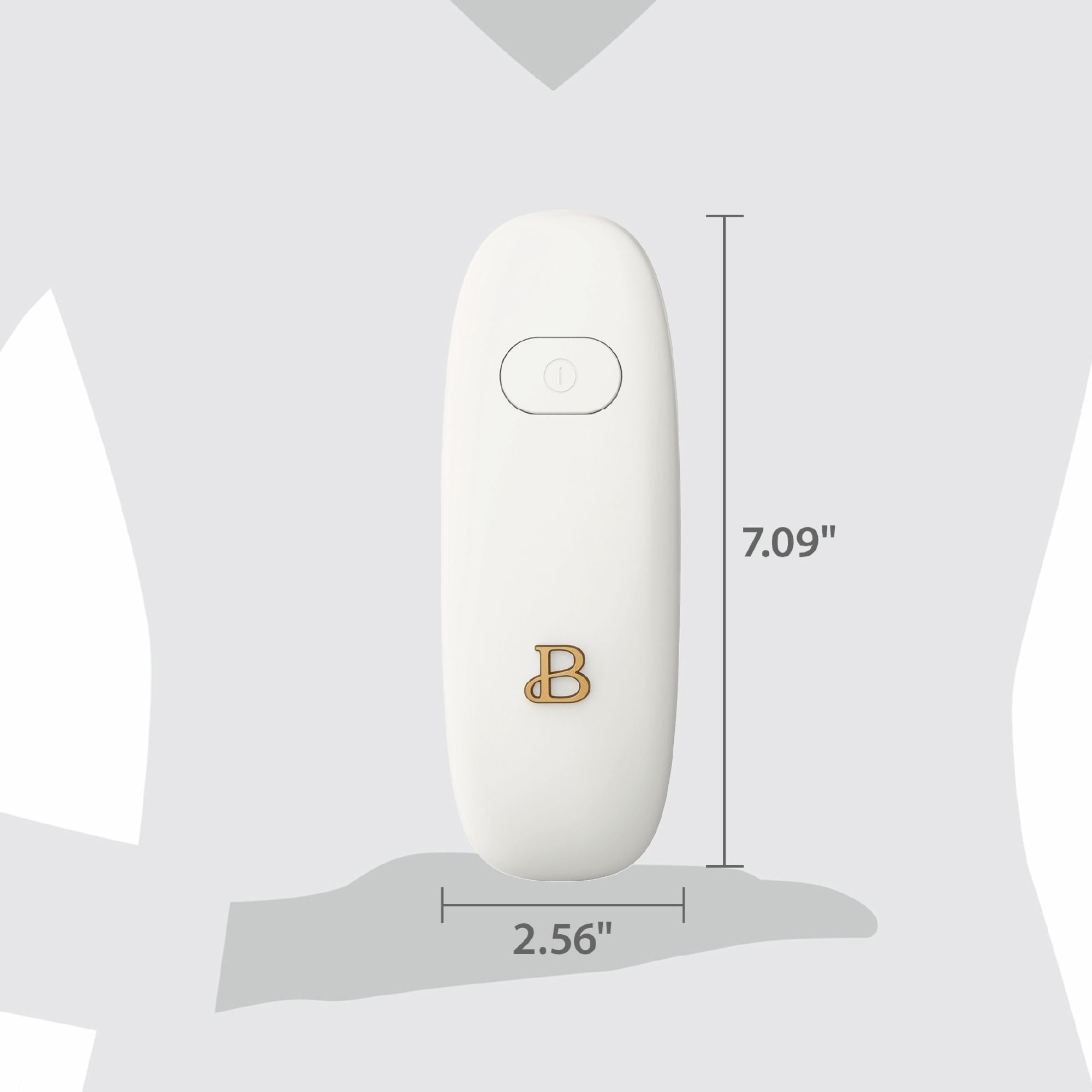 Beautiful Hands-Free Automatic Battery Powered Electric Can Opener, White Icing by Drew Barrymore