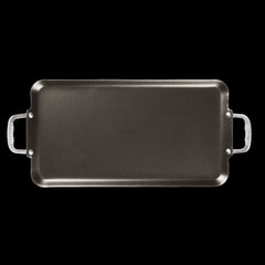 Vasconia 20" Double Burner Griddle - Non-Stick, Dishwasher Safe, Aluminum Handles