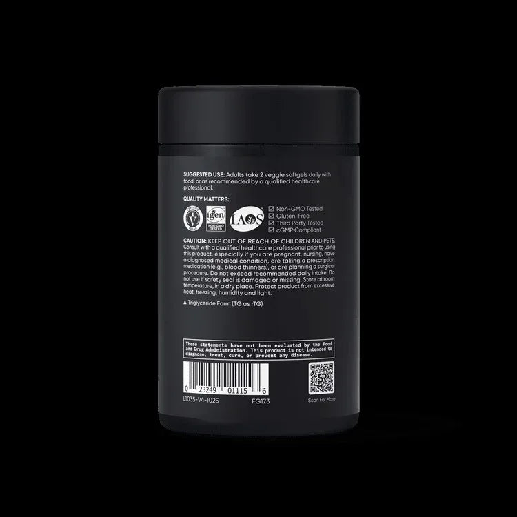 Vegan Omega-3 from Algae Oil 1400 MG / 60 Plantgel™ Capsules