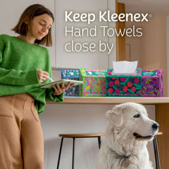 Kleenex Disposable Paper Hand Towels, 6 boxes, 60 towels/box