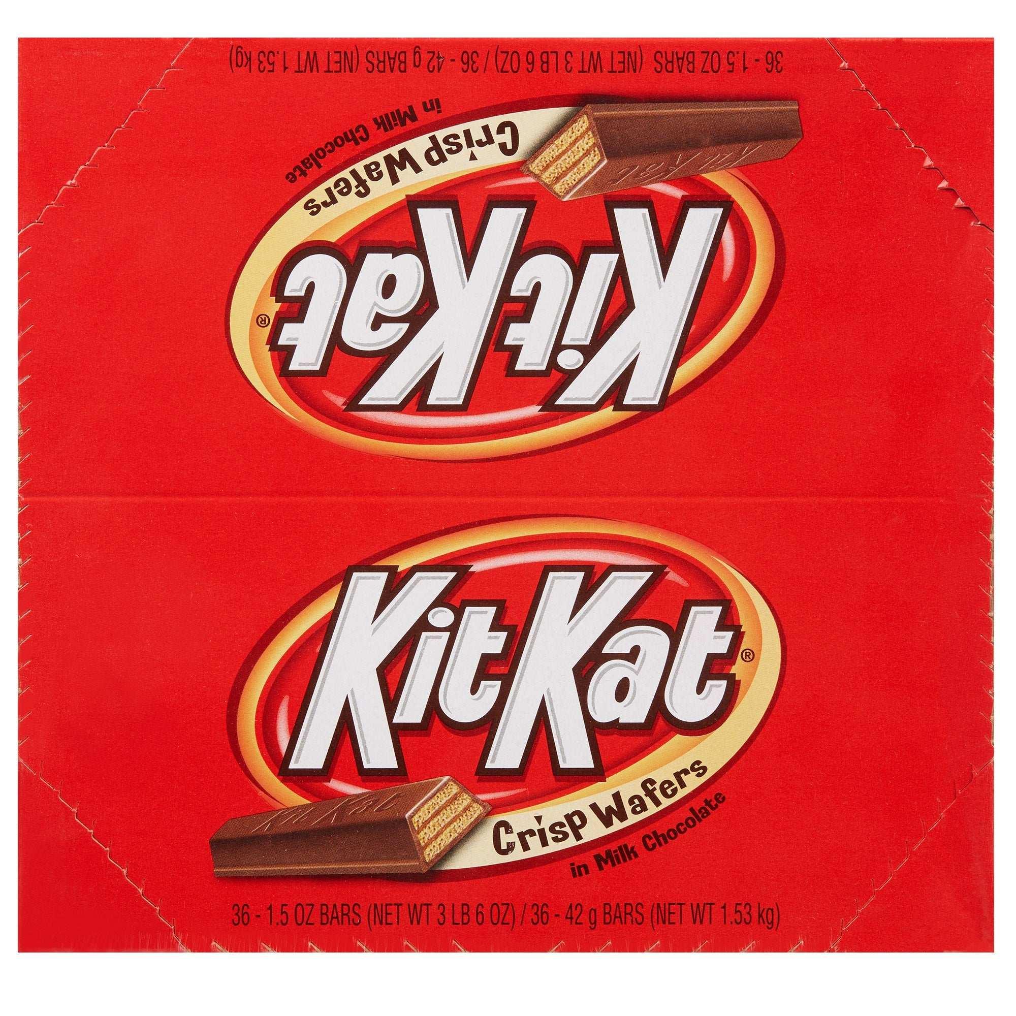 Kit Kat Crisp Wafers In Milk Chocolate, 1.5 oz, 36-count - USA MEGA SHOP