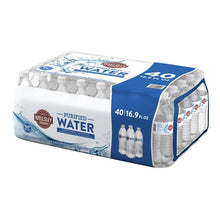 Wellsley Farms purified water multipack, 40 bottles, 16.9 fl oz, side view