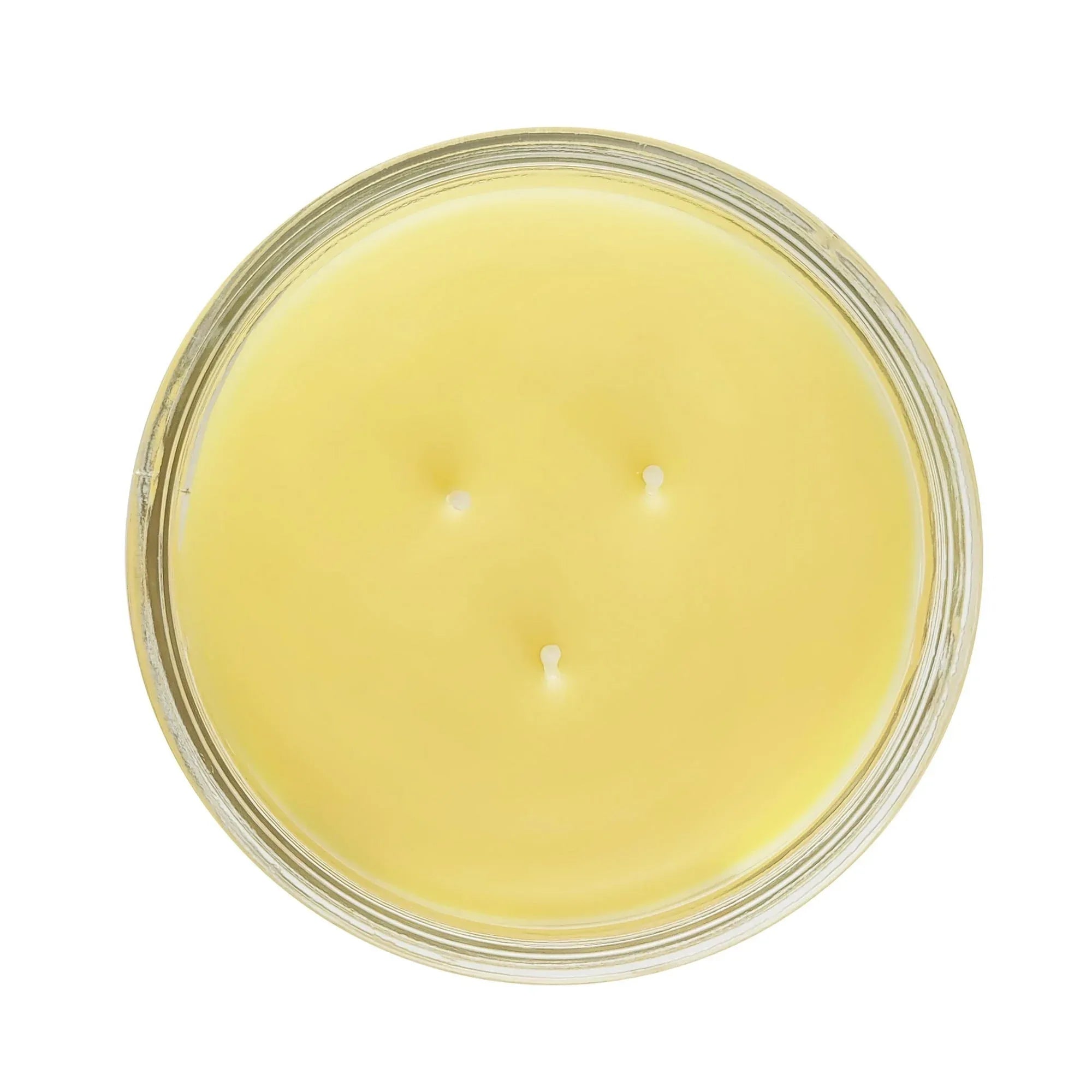 Mainstays 3-Wick Glass Jar Candle, Sweet Sugared Lemon, Yellow, 11.5 oz