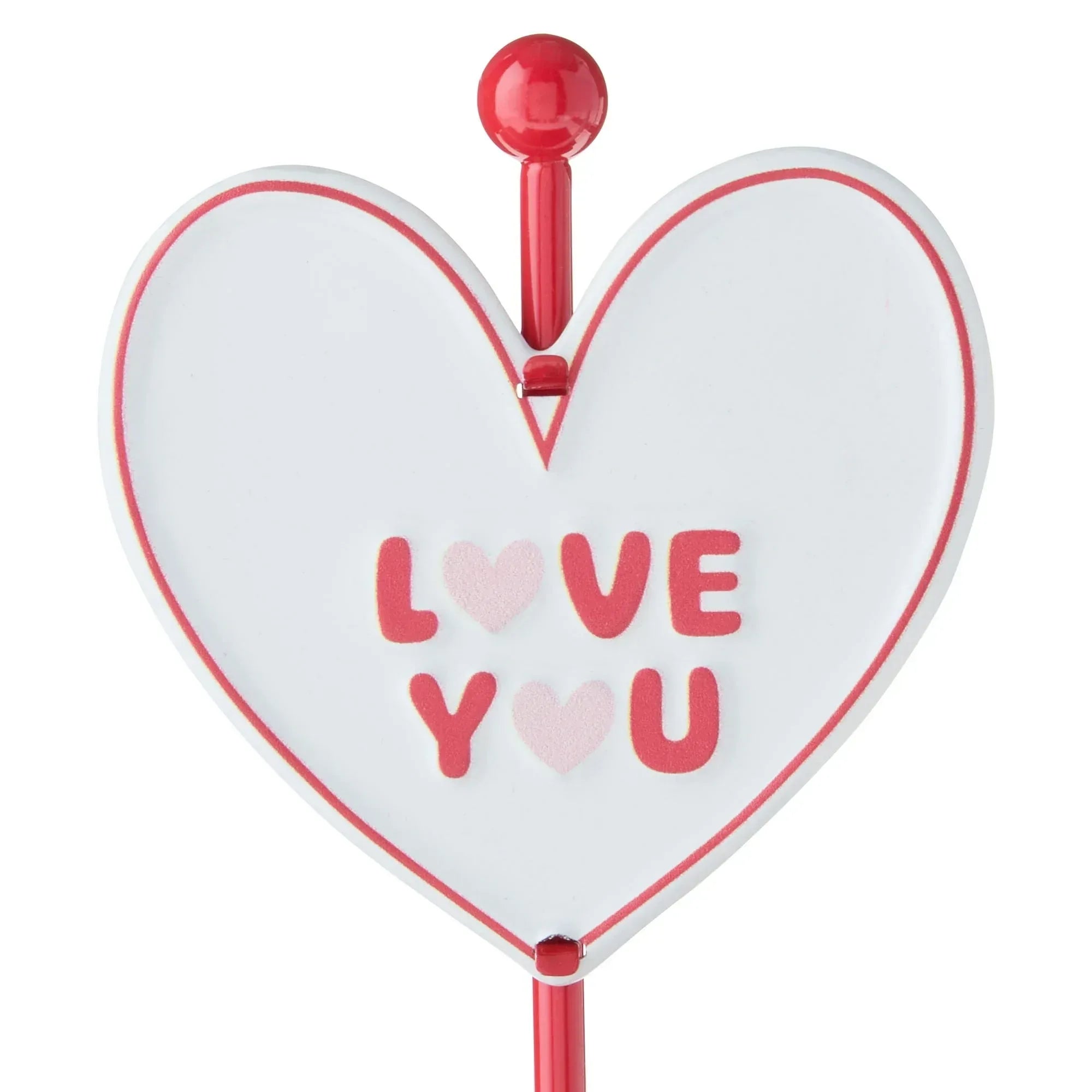 Love You Heart Tabletop Decoration, Multicolor, 7", Valentine's Day by Way To Celebrate