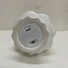 Ceramic LED tree decor battery compartment base with circular white cover