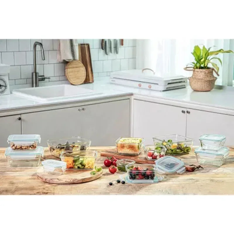 Glass Food Storage Set by Glasslock, 24-Piece