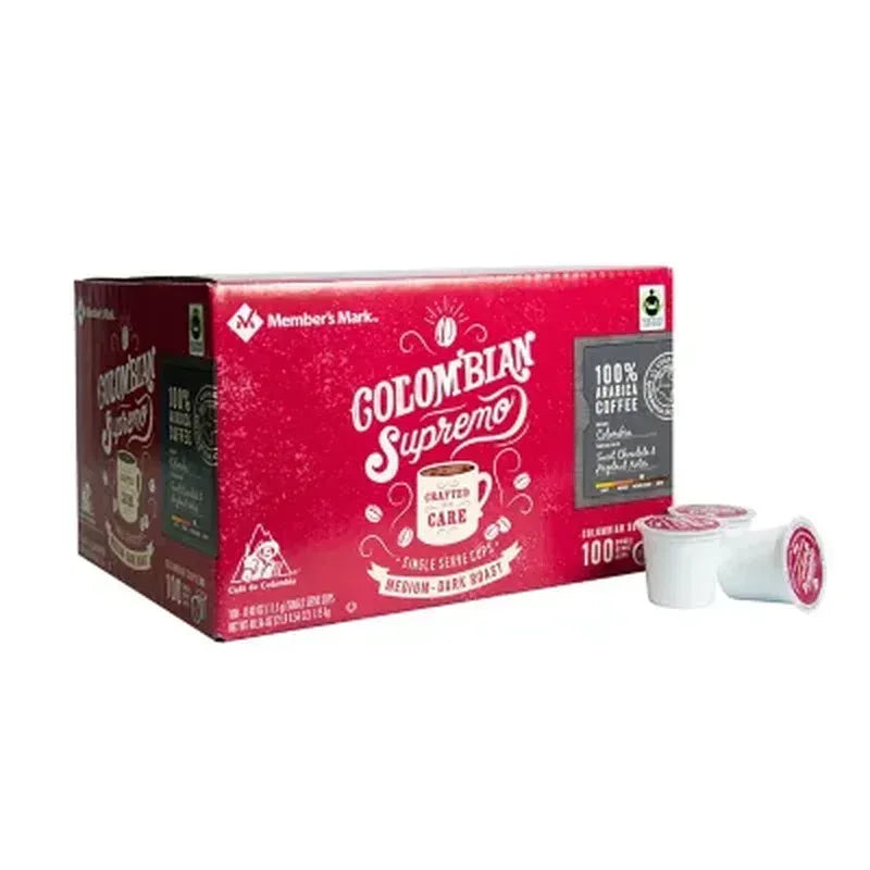 Member's Mark Medium-Dark Roast Coffee Pods 100 Count
