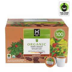 members mark organic dark roast coffee pods