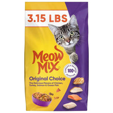 Dry cat food bag, Original Choice blend, 3.15 lb weight