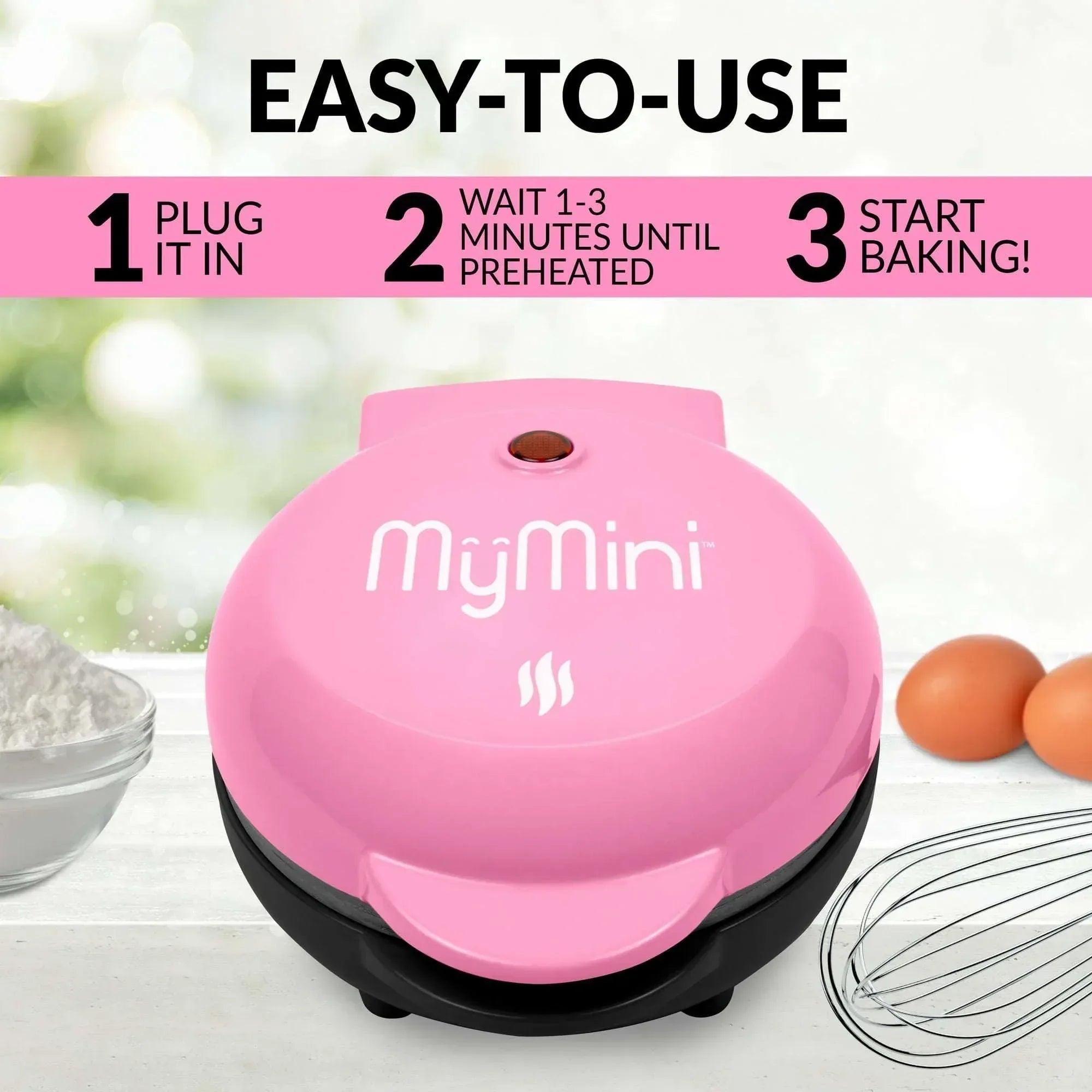 MyMini Heart Waffle Maker - USA MEGA SHOP