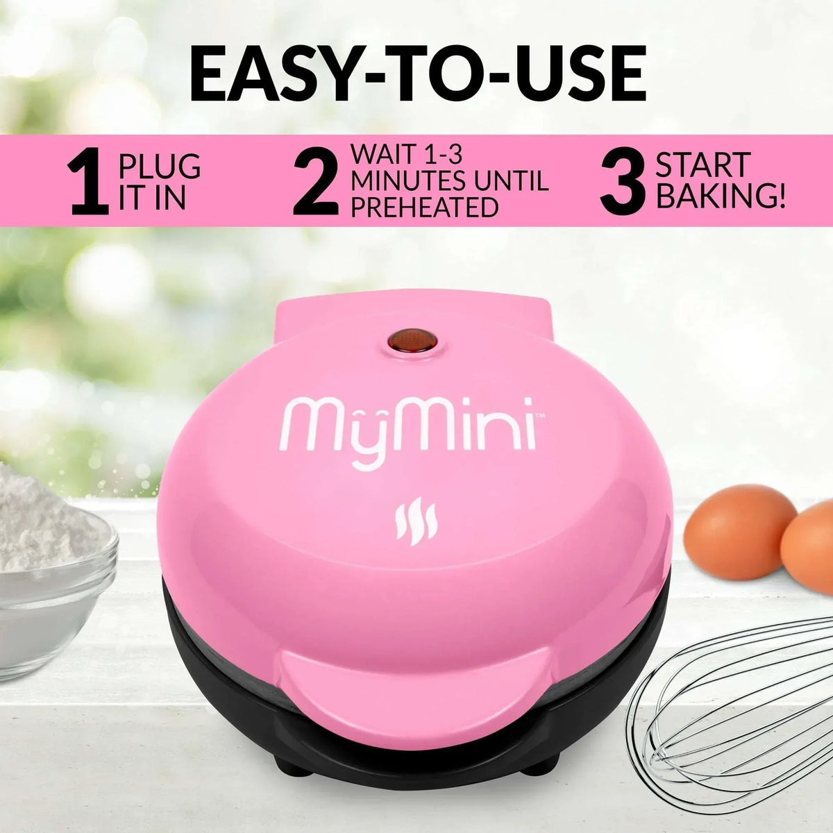 MyMini Heart Waffle Maker - USA MEGA SHOP