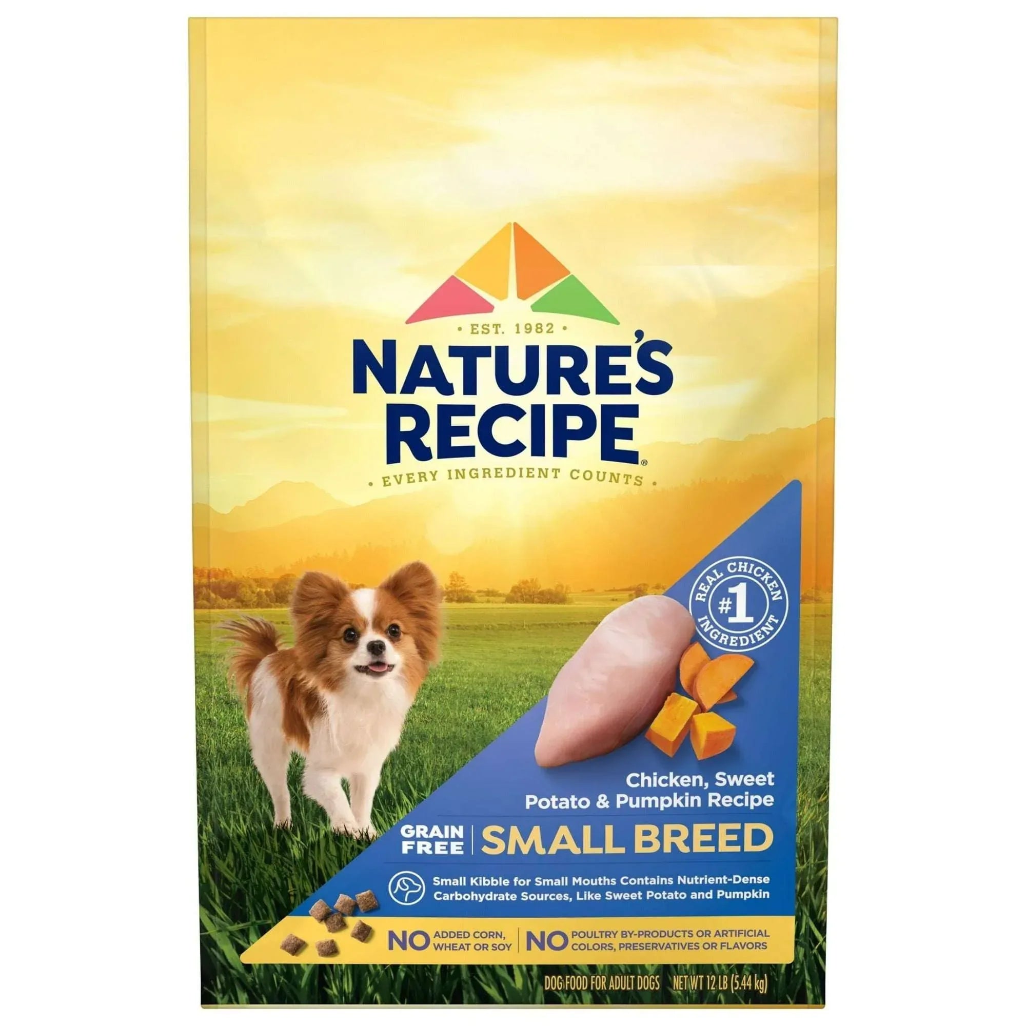 Nature′s Recipe Small Breed Grain Free Chicken, Sweet Potato & Pumpkin Dry Dog Food