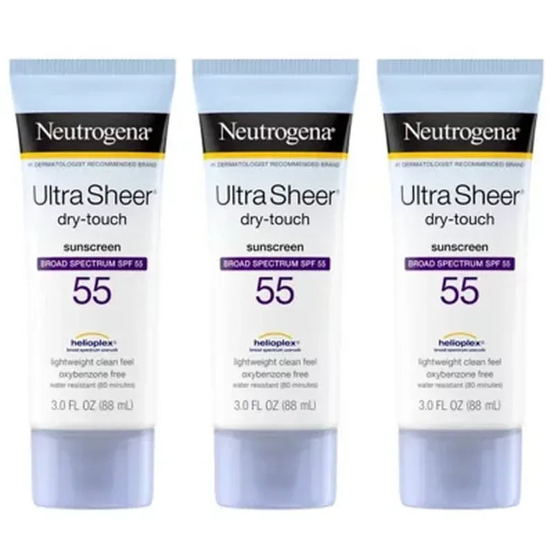 Neutrogena Ultra Sheer Dry-Touch Sunscreen (3 Fl. Oz., 3 Pk.)