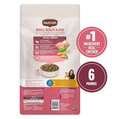 Nutrish Small Breed Real Chicken & Veggies Recipe Whole Health Blend Dry Dog Food