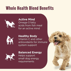 Nutrish Small Breed Real Chicken & Veggies Recipe Whole Health Blend Dry Dog Food