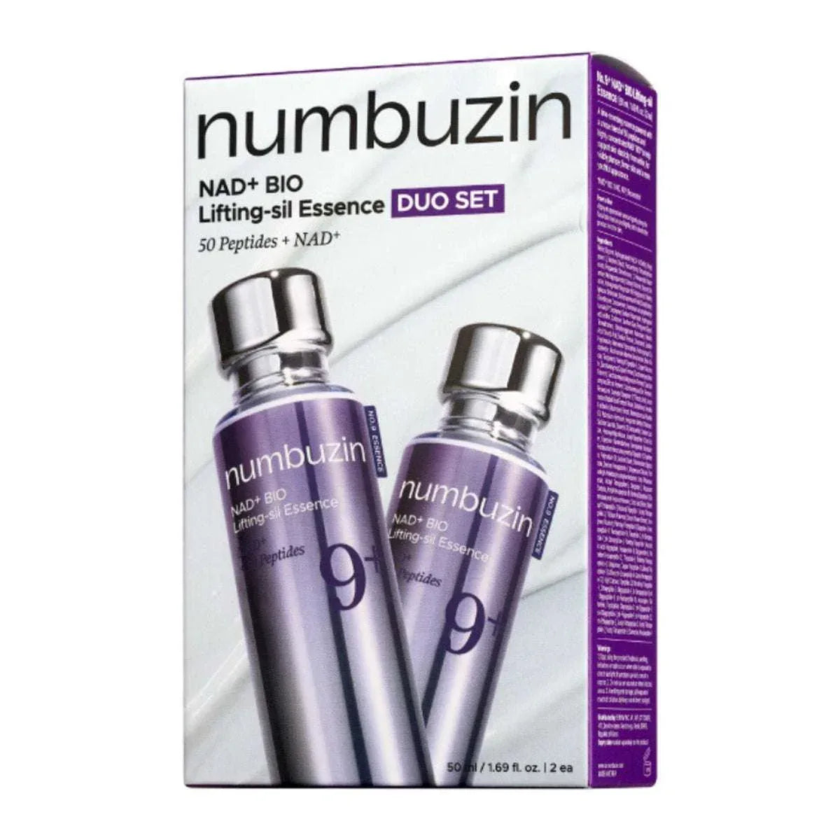 numbuzin Lifting Essence No.9 NAD+ BIO, 1.69 fl oz, 2-pack - USA MEGA SHOP