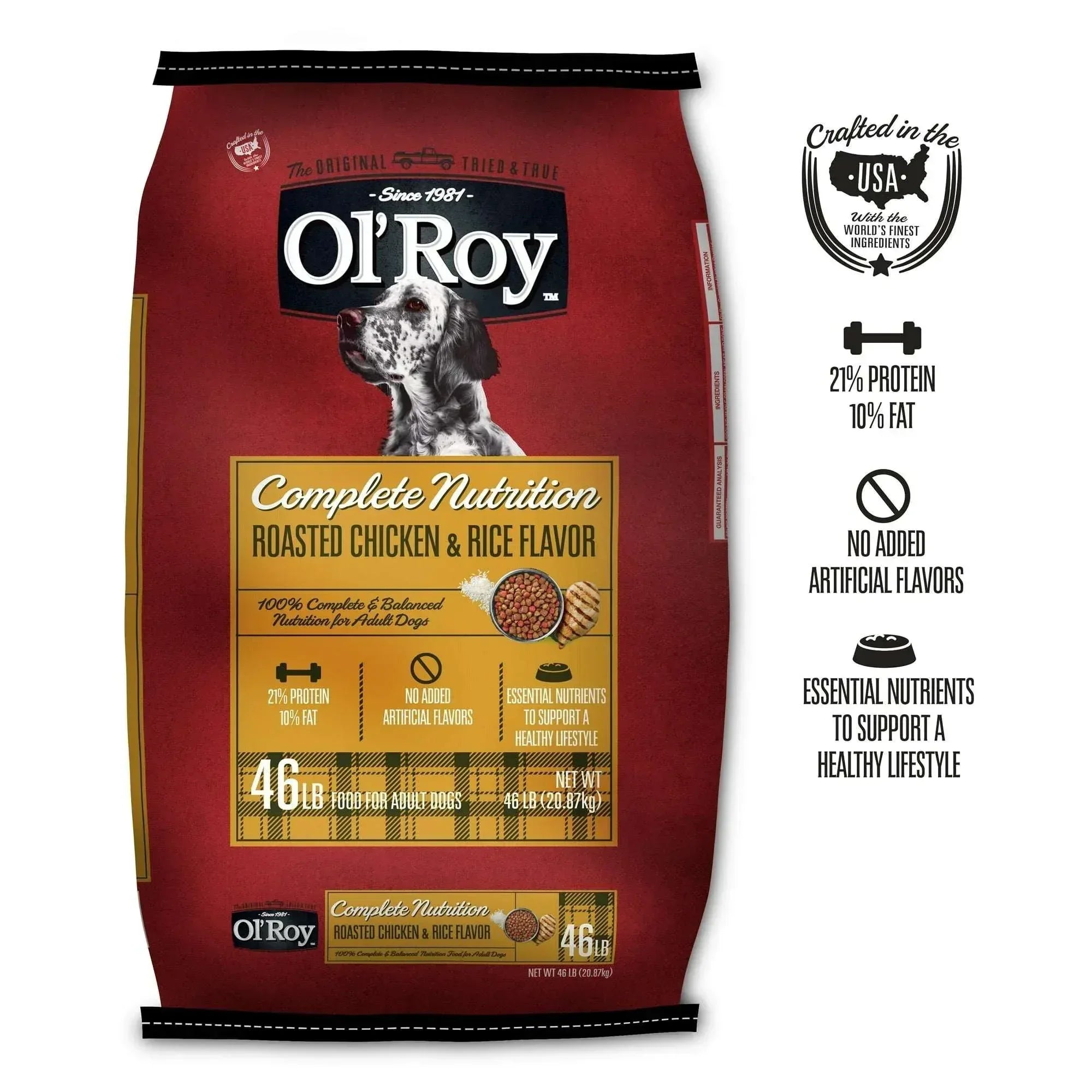 Ol' Roy Complete Nutrition Roasted Chicken & Rice Flavor Dry Dog Food