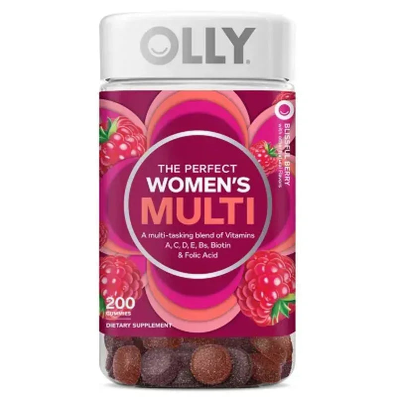 OLLY Women'S Multivitamin Gummies, Health & Immune Support, Berry (200 Ct.)
