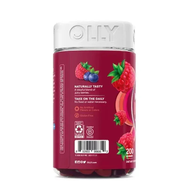 OLLY Women'S Multivitamin Gummies, Health & Immune Support, Berry (200 Ct.)