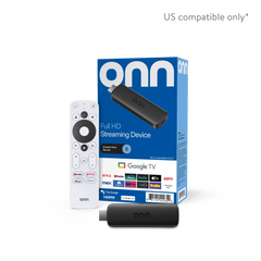 onn Full HD Streaming Device, Google TV - Fast Streaming, 8GB Storage, 1.5GB RAM, Remote with Voice Control - USA MEGA SHOP