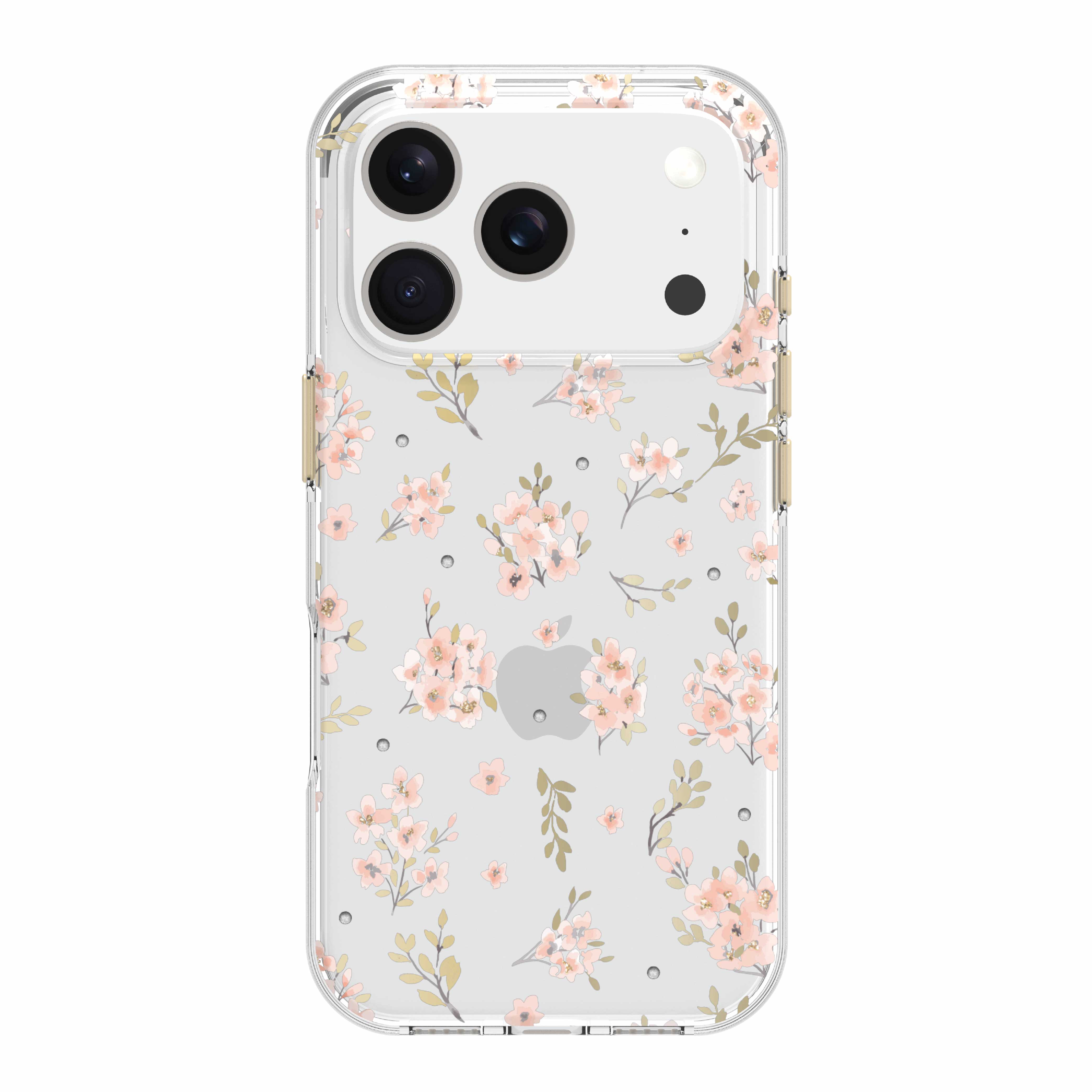 onn Pink Floral with Gems Phone Case for iPhone Air