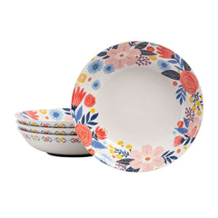 over&back Spring Garden 4-piece Dinner Bowl Set by Jess Phoenix - USA MEGA SHOP