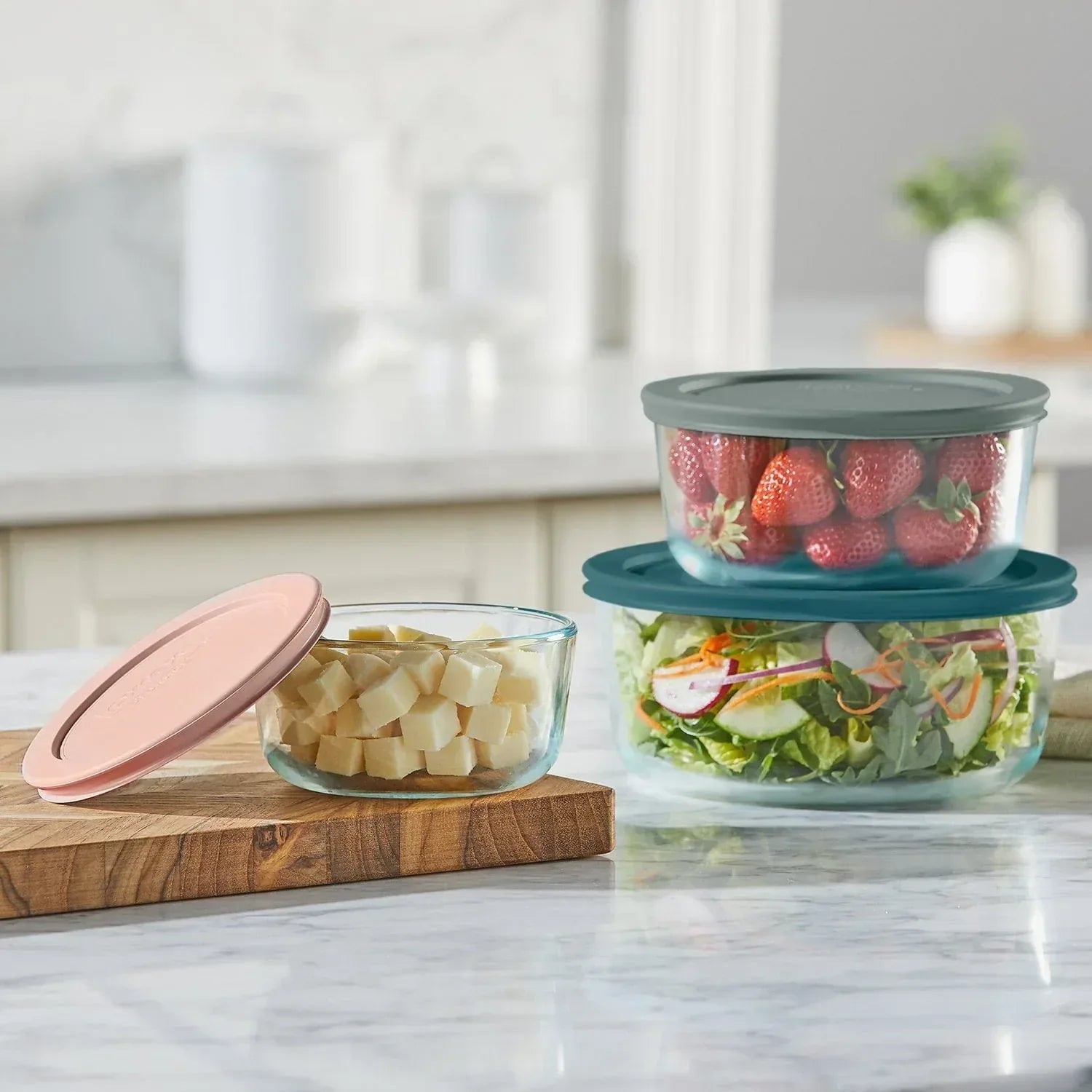 Pyrex Simply Store 28-Piece Glass Food Storage Set