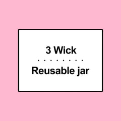 Mainstays 3-Wick Ombre Wrap Raspberry Peach Candle, 14-Ounce