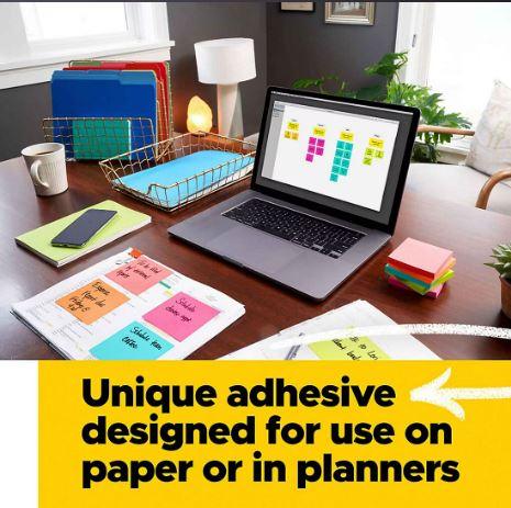 Post-it Notes, 3" x 3", 100 Sheets per Pad, 18 pk. - Pastel - USA MEGA SHOP