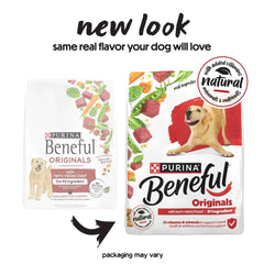 Purina Beneful Originals With Farm-Raised Beef Natural Dry Dog Food Recipe With Added Vitamins, Minerals and Nutrients