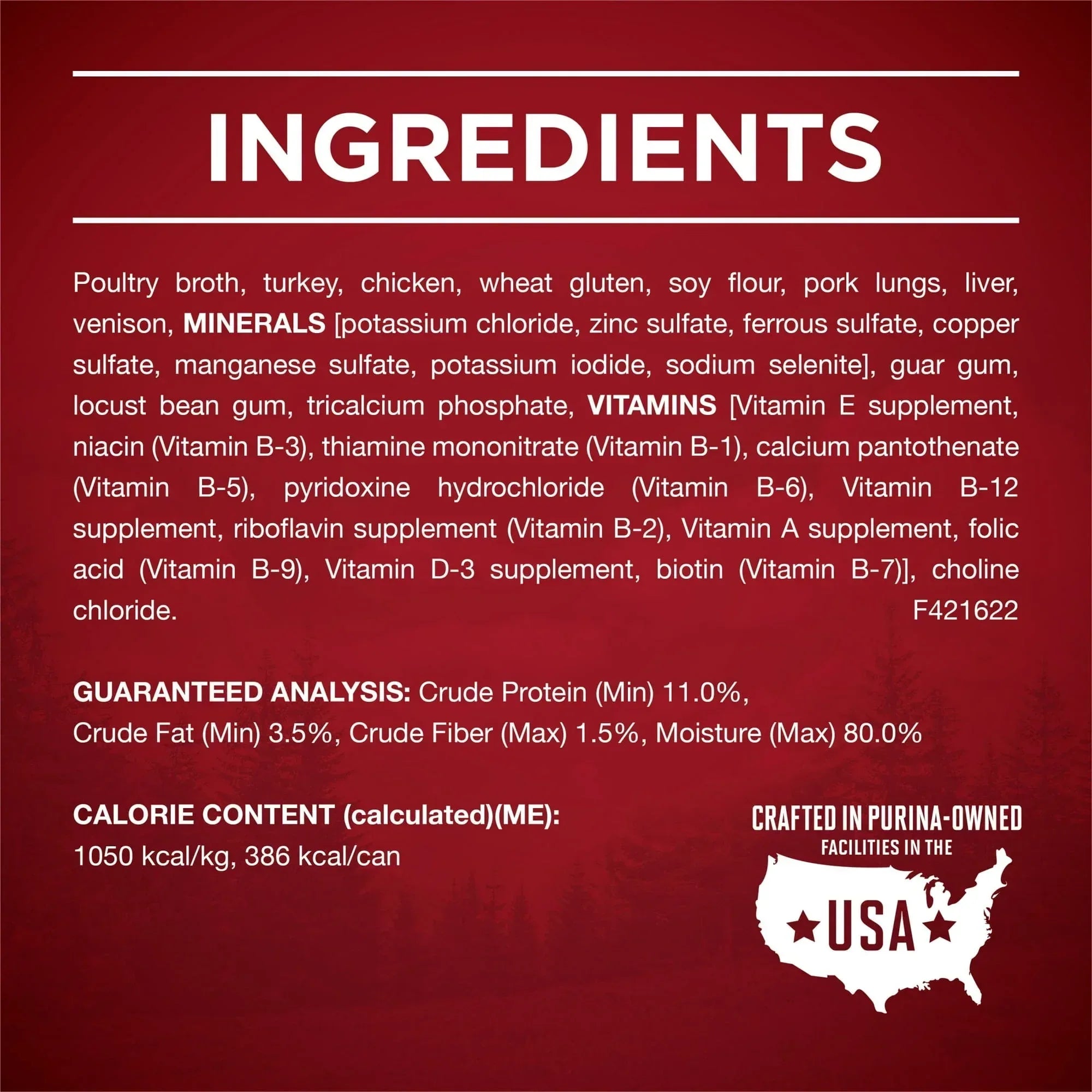 Purina ONE True Instinct Wet Dog Food, High Protein Soft Turkey & Venison, 13 oz Can