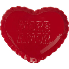 Way to Celebrate 1pk Ceramic Heart Serving Tray